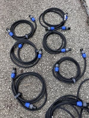 Gepco Pro Speaker Cable w/ Neutrik NF2LC Speakon Connectors – 12AWG