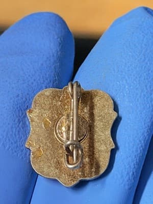 Vintage Interlaken Switzerland Enamel Souvenir Pin Brooch Alpine Scene - Thumbnail 6