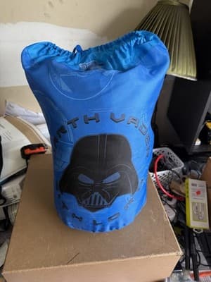 Star Wars Darth Vader Kids Sleeping Bag 30x54in Jay Franco Blue Sack - Thumbnail 2