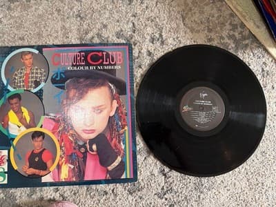 Culture Club Colour By Numbers LP Vinyl 1983 Karma Chameleon Epic
