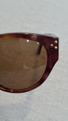 Rare Vintage Valentino Sunglasses Brown Tortoise Italy - Thumbnail 10