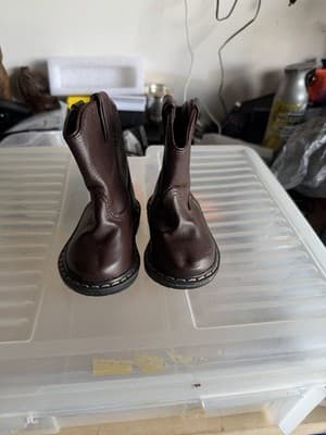 Garanimals Toddler Boys Brown Boots Size 3 (US) – Faux Leather - Thumbnail 3