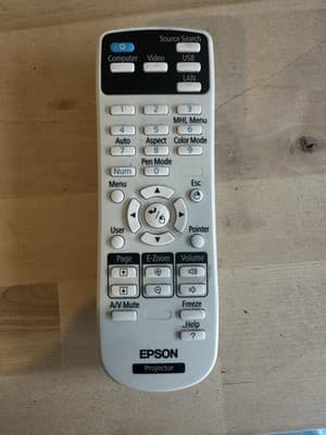 Epson Projector Remote Control – Compatible with PowerLite/EX Series - Thumbnail 8