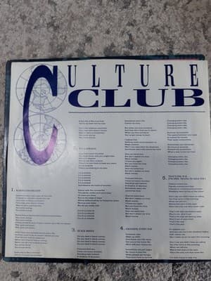 Culture Club Colour By Numbers LP Vinyl 1983 Karma Chameleon Epic - Thumbnail 3