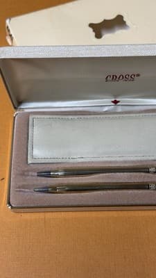 Vintage Cross 4541 Ladies Set - 10KT Gold Filled Ballpoint Pen & Pencil w/ Box - Thumbnail 8