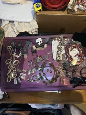Costume Jewelry Lot – Paparazzi Necklaces, Earrings, Bracelets & Chunky Chains - Thumbnail 2