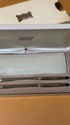 Vintage Cross 4541 Ladies Set - 10KT Gold Filled Ballpoint Pen & Pencil w/ Box - Thumbnail 7