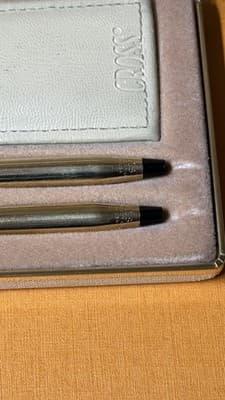 Vintage Cross 4541 Ladies Set - 10KT Gold Filled Ballpoint Pen & Pencil w/ Box - Thumbnail 5