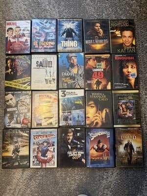 DVD Movie Lot 20 Action Horror Comedy 007 Pulp Fiction Superman