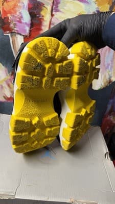 Prada Sneakers Milano Chunky Black Yellow EU 37.5 Made in Italy - Thumbnail 20