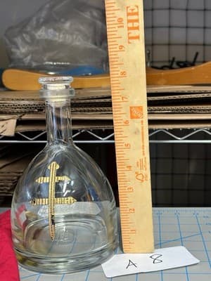 D’USSÉ VSOP Cognac Glass Bottle Decanter w Velvet Bag - Thumbnail 4