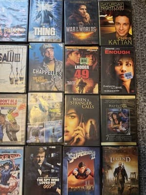 DVD Movie Lot 20 Action Horror Comedy 007 Pulp Fiction Superman - Thumbnail 3