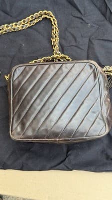 Chanel Brown Quilted Tassel Chain Shoulder Bag CC Logo Dust Bag Included - Thumbnail 6