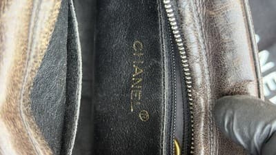 Chanel Brown Quilted Tassel Chain Shoulder Bag CC Logo Dust Bag Included - Thumbnail 18