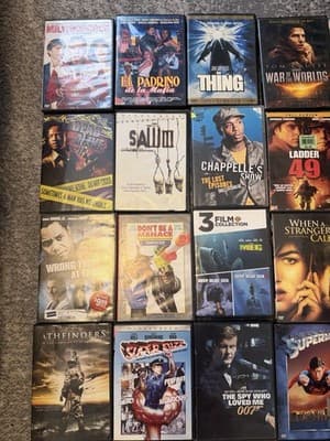DVD Movie Lot 20 Action Horror Comedy 007 Pulp Fiction Superman - Thumbnail 4