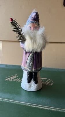 Christopher Radko 1994 Paper Mache Santa Figure 58/600 Germany - Thumbnail 3