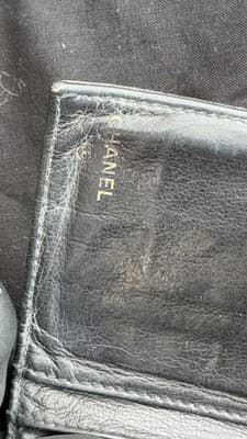 Chanel Black Caviar Leather CC Wallet Coin Purse Compact Wallet Made in Italy - Thumbnail 15