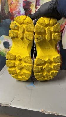 Prada Sneakers Milano Chunky Black Yellow EU 37.5 Made in Italy - Thumbnail 19