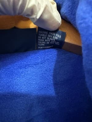 VOS Sports Mens 3XL Blue Hooded Windbreaker Jacket Full Zip Fleece Lined NWT - Thumbnail 9