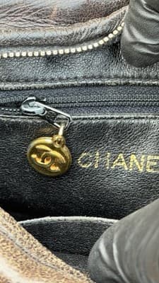 Chanel Brown Quilted Tassel Chain Shoulder Bag CC Logo Dust Bag Included - Thumbnail 22