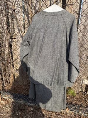 Ann Taylor Dress Suit Gray Size 10 Jacket & Dress Set - Thumbnail 3