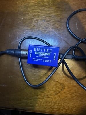 ENTTEC Open DMX USB 2.0 Interface – Non-Isolated DMX512 Controller