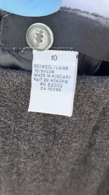 Vintage Dana Buchman Wool Blend Blazer Gray Jacket Classic Size 10 - Thumbnail 5