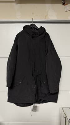 ASOS Black Padded Parka Jacket Men’s XXL Hooded Winter Coat