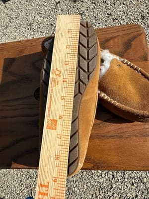 Koolaburra by UGG Lezly Chestnut Suede Faux Fur Moccasin Slippers Women's Size 6 - Thumbnail 5