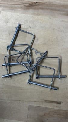 Metal Wire Square Clips Holders Lot Heavy Duty Industrial Display - Thumbnail 5