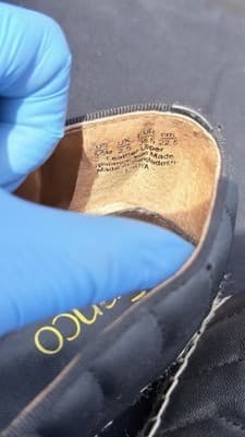 Franco Sarto Black Leather Espadrilles Flats – Women’s Size 5.5 - Thumbnail 4