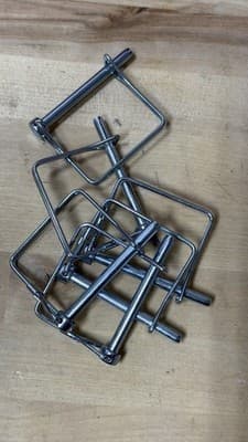 Metal Wire Square Clips Holders Lot Heavy Duty Industrial Display - Thumbnail 4