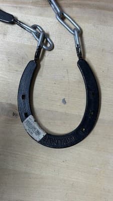 Classic Horseshoe Handcuffs Black Steel Vintage Law Enforcement Restraints - Thumbnail 7