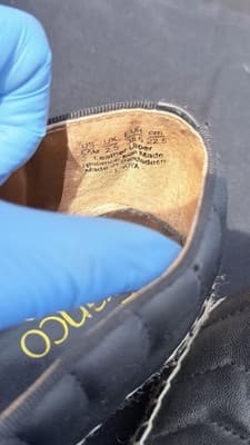 Franco Sarto Black Leather Espadrilles Flats – Women’s Size 5.5 - Thumbnail 3