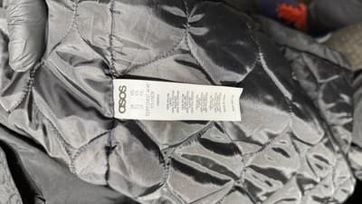 ASOS Black Padded Parka Jacket Men’s XXL Hooded Winter Coat - Thumbnail 9