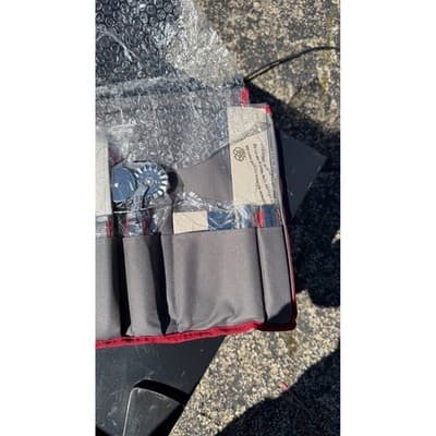 Wolfgang Puck Kitchen Tool Set with Grey Red Travel Roll Up Case 9 Piece Gadgets - Thumbnail 6