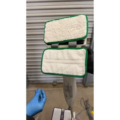 Shark Steam & Scrub All-in-One Hard Floor Steam Mop White Burgundy S7001 - Thumbnail 6