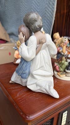 Lladro Mother & Daughter Figurine Spain 1986 AS IS Repair Restoration - Thumbnail 4