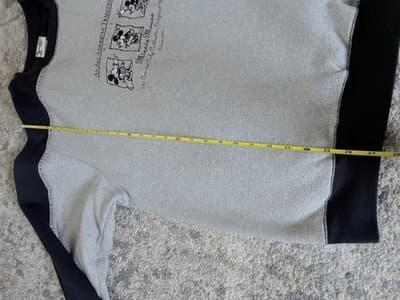 Vintage Walt Disney World Minnie Mouse Sweatshirt Gray Black Crewneck Size L - Thumbnail 8