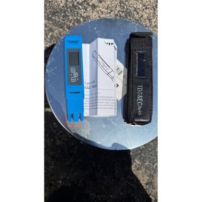 VIVOSUN E-1 Portable TDS EC Meter Water Quality Tester Temperature Blue 3-in-1 - Thumbnail 2