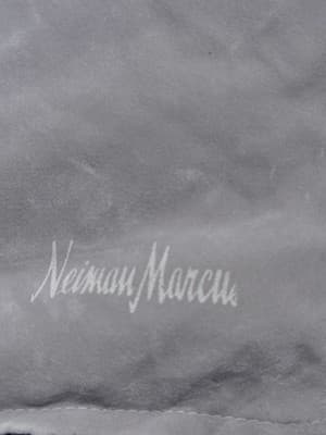 Vintage Neiman Marcus Velvet Jewelry Pouch Drawstring Storage Travel Bag - Thumbnail 4