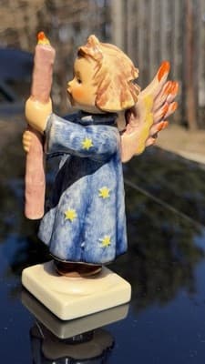Goebel Millennium 2000 Angel With Candle Figurine First Issue - Thumbnail 4