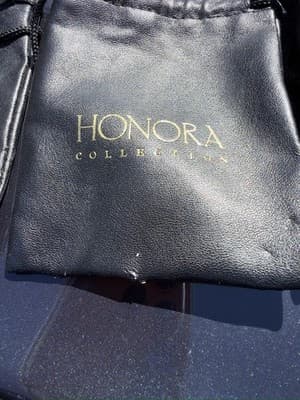 Lot 3 Honora Collection Jewelry Pouches Black Drawstring Storage Bags - Thumbnail 3