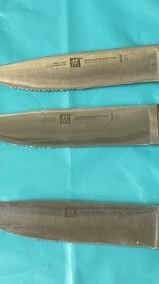 Zwilling J.A. Henckels Sonoma Steak Knives Set of 3 Serrated Wood Handle - Thumbnail 6