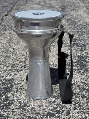 8" Meinl Darbuka Tunable Aluminum Body synthetic Head Hand Hammered Turkish - Thumbnail 2