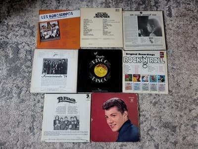 Vintage Vinyl Record Lot Rock N Roll Fats Domino Frankie Avalon Dick Clark - Thumbnail 10