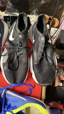 Nike Running Shoes Lot 3 Pairs Men US 10.5 Blue Black Gray Used - Thumbnail 3