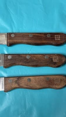 Zwilling J.A. Henckels Sonoma Steak Knives Set of 3 Serrated Wood Handle - Thumbnail 2