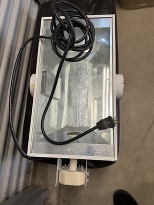 Sun System Grow Light Fixture Hydroponic HPS/MH Lamp Hood 20” Working - Thumbnail 2
