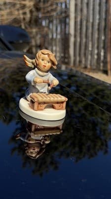 Goebel Angel With Xylophone Figurine 2096/N First Issue 2002 Germany